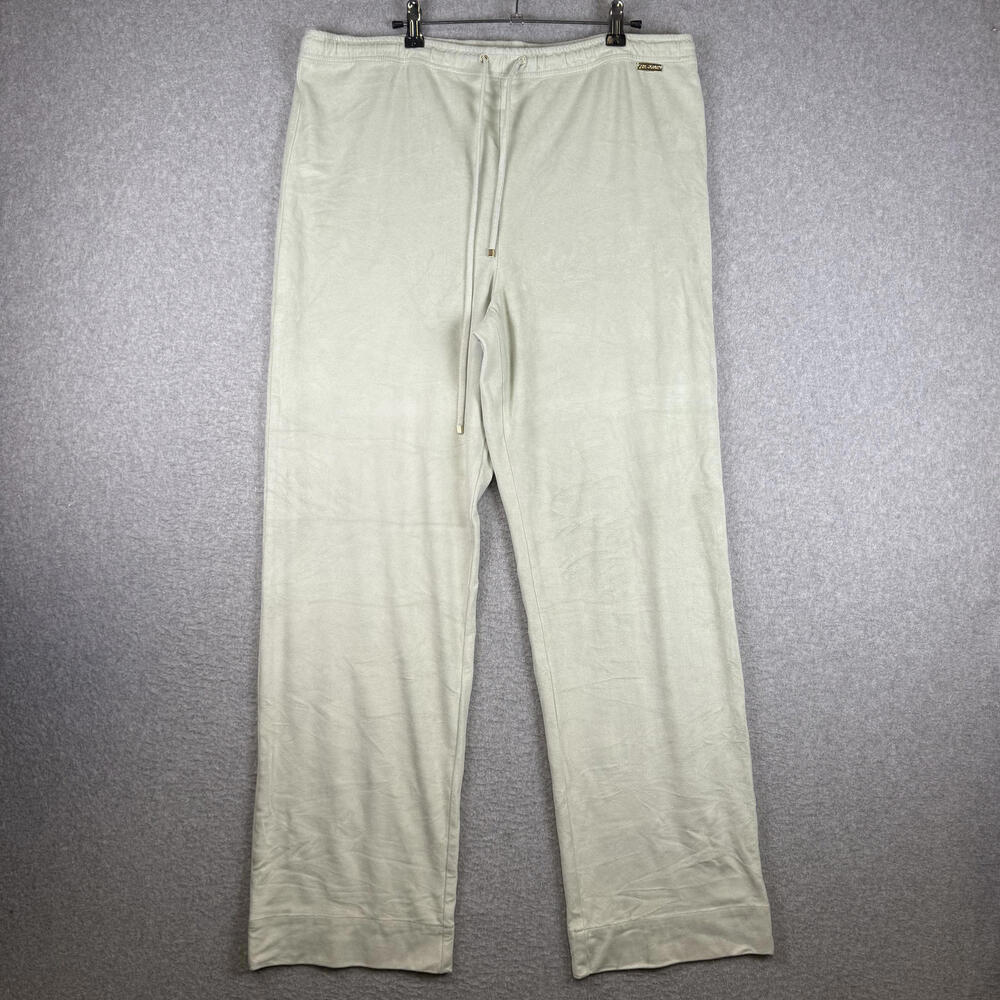 Vintage St. John Sports Marie Grey Women's Size Large pistachio green Sweatpants